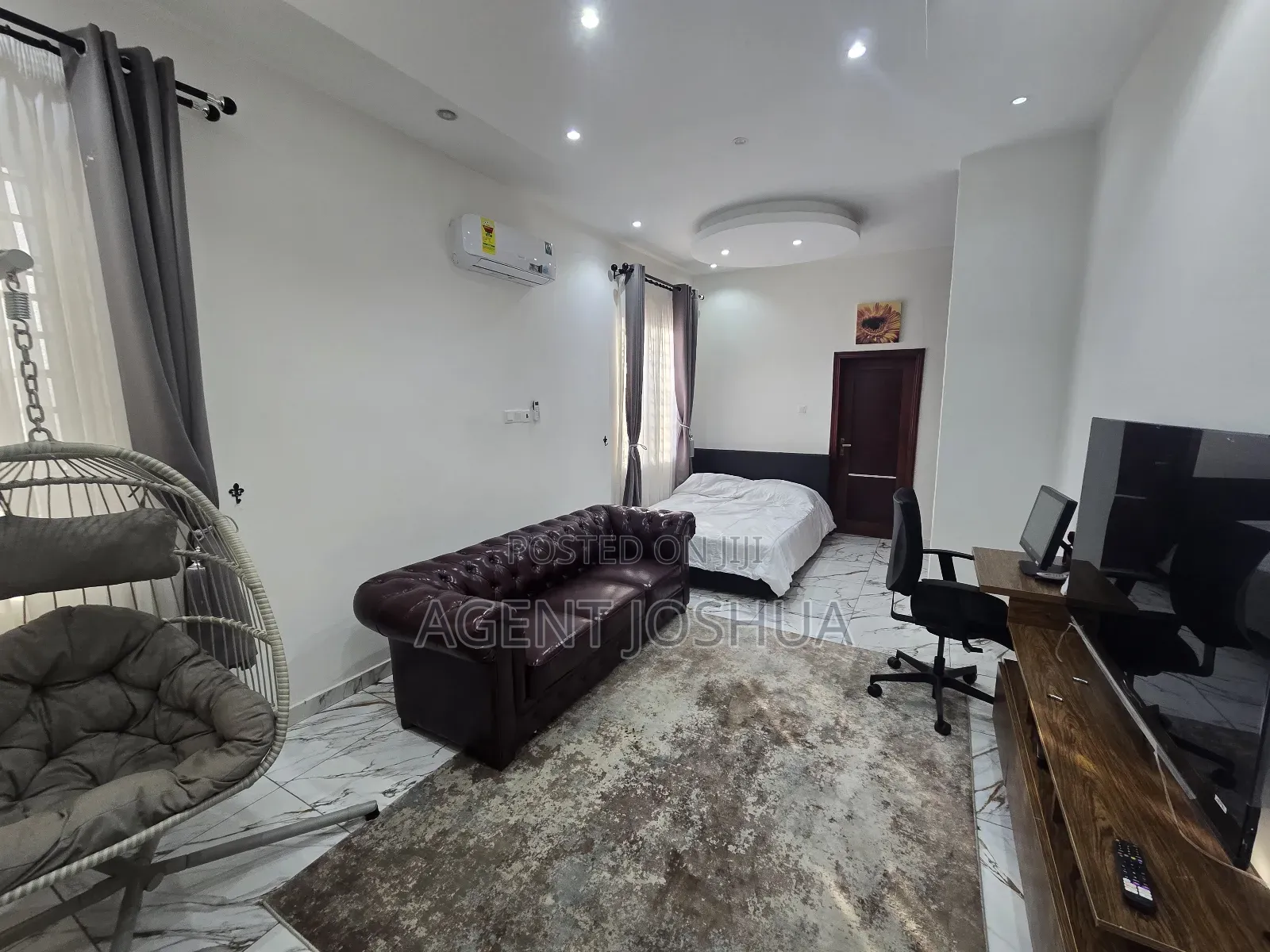 Furnished 4bdrm House in East Airport, Spintex for rent