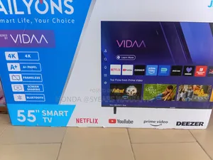 **Ailyons 55" Smart Tv With Built-in Apps**
