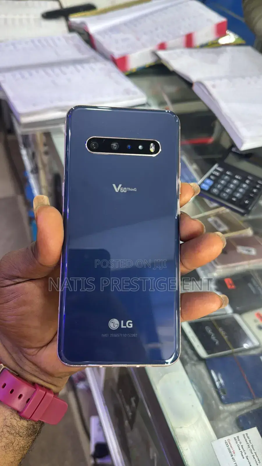 New LG V60 ThinQ 5G UW 128 GB Black