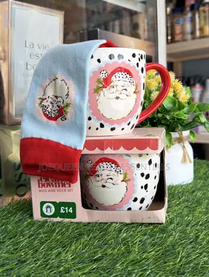 Santa Mug And Sock Set