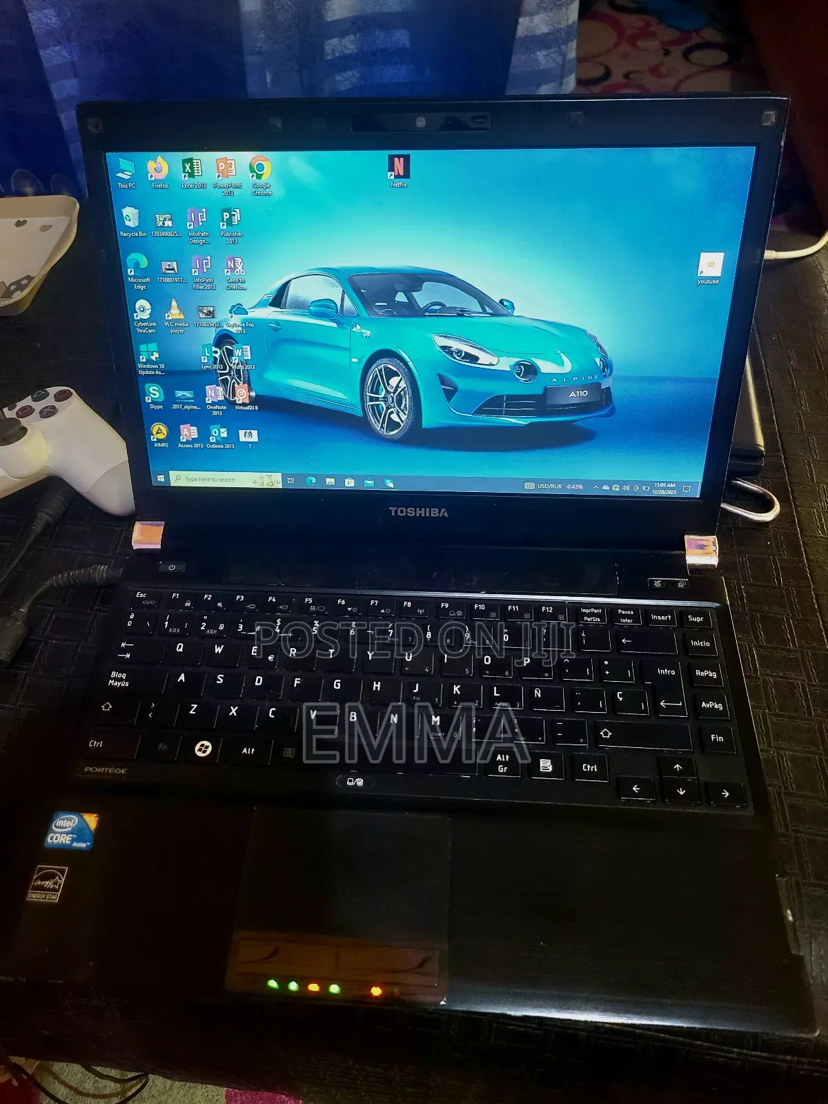 Laptop Toshiba Portege R700 4GB Intel Core i5 HDD 256GB