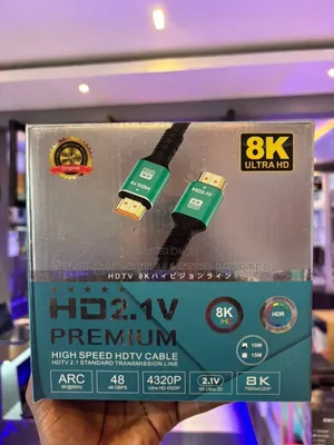 8k Ultra Hd 2.1v High-speed Hdtv 10m Cable