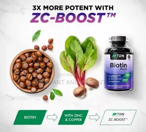 Biotin 12,000 180 Caps.Max Strength. Healthy Hair, Skin Nail Growth
