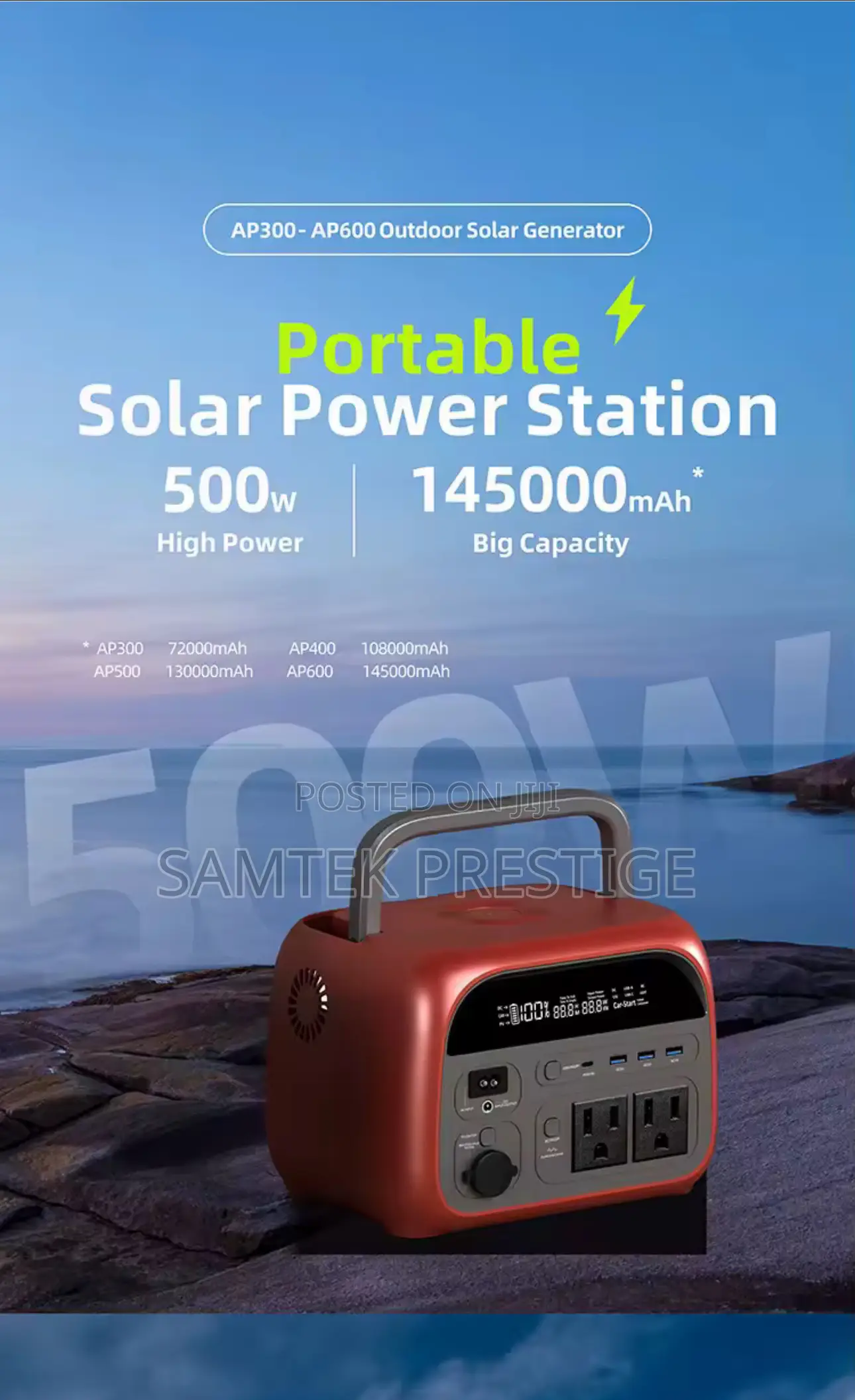 Samtek 500w Power Station(Generator)