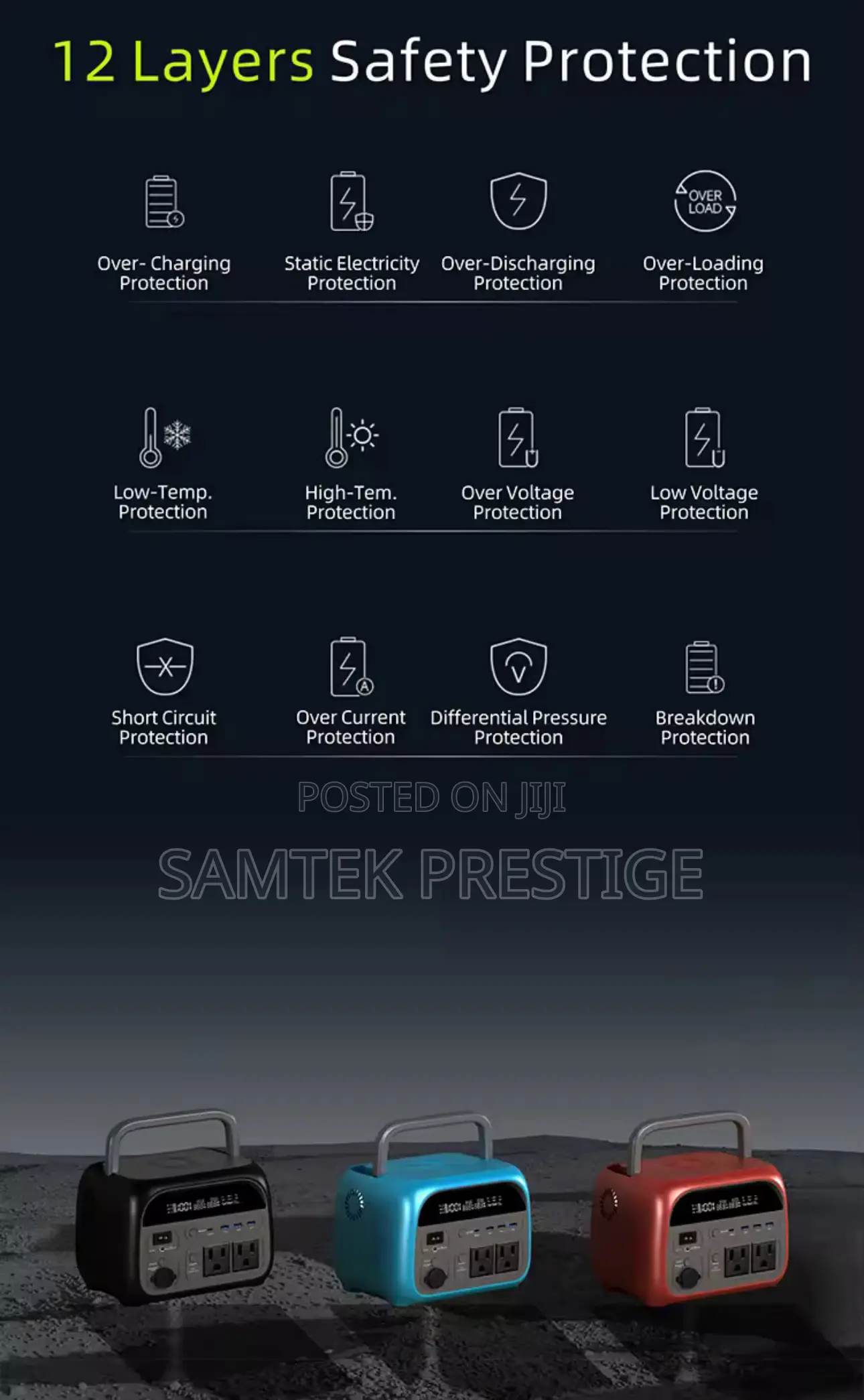 Samtek 500w Power Station(Generator)