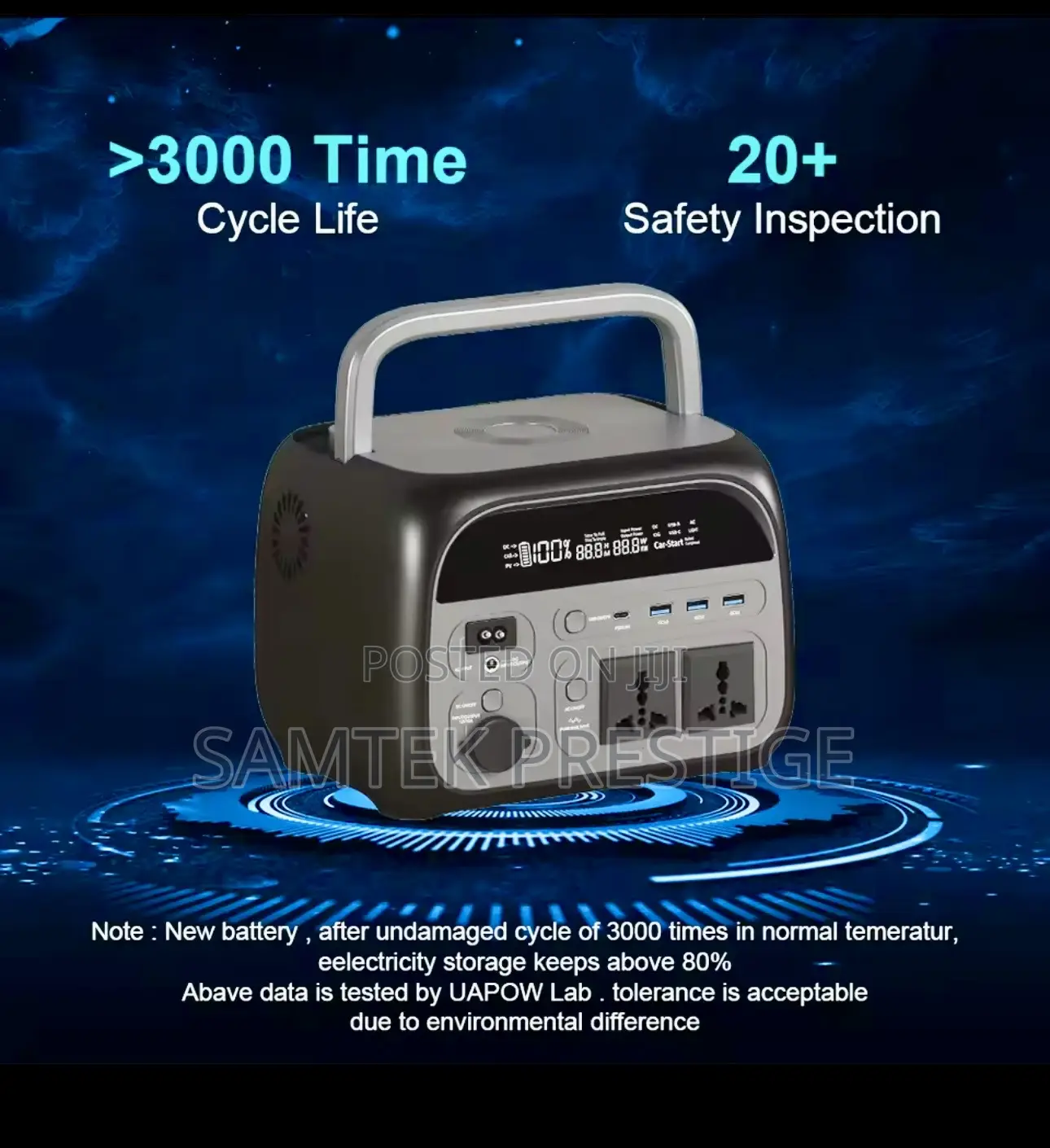 Samtek 500w Power Station(Generator)
