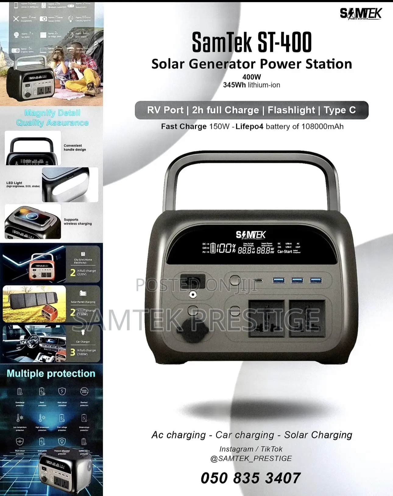 Samtek 500w Power Station(Generator)