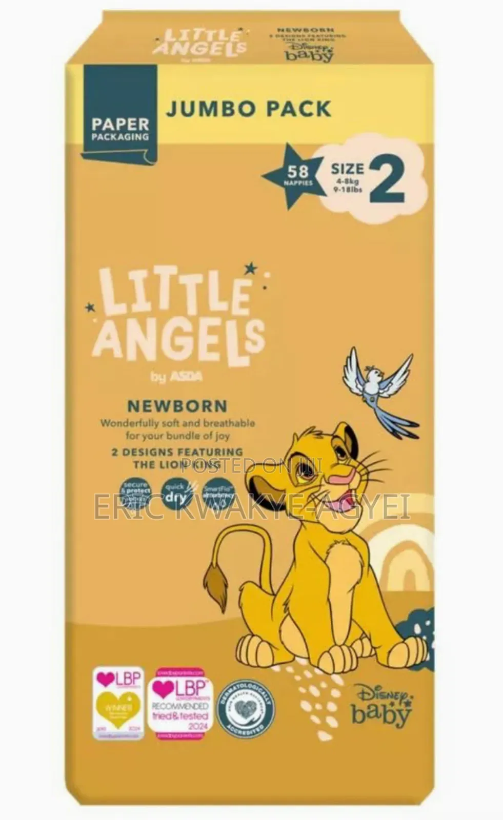 Little Angel Size 1,2