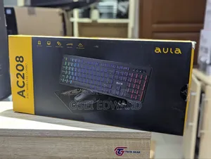 Aula Wireless Keyboard and Mouse Combo, RGB
