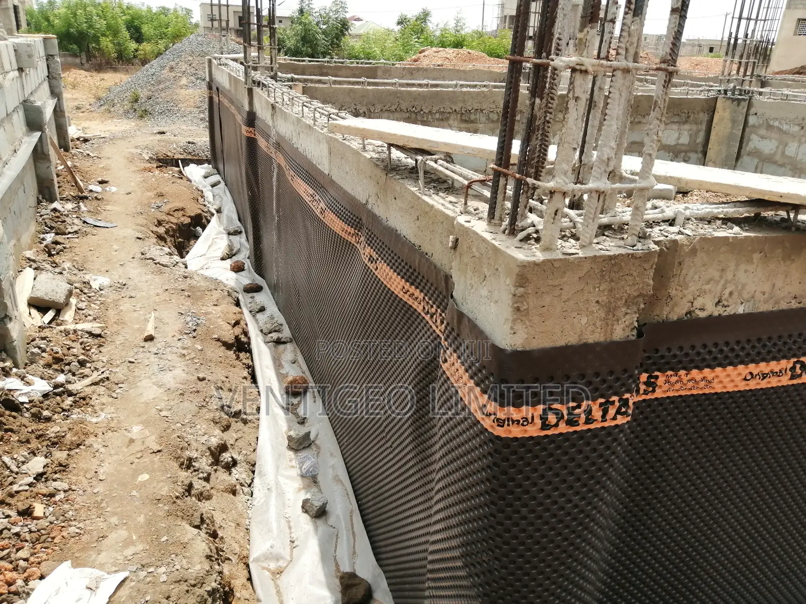 Waterproof Dimpled Membrane Delta-Ms. The Wrap