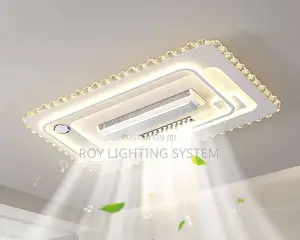 Ceiling Light With Fan and Bluetooth.
