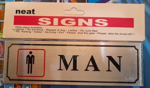 Man / Woman Washroom Signs