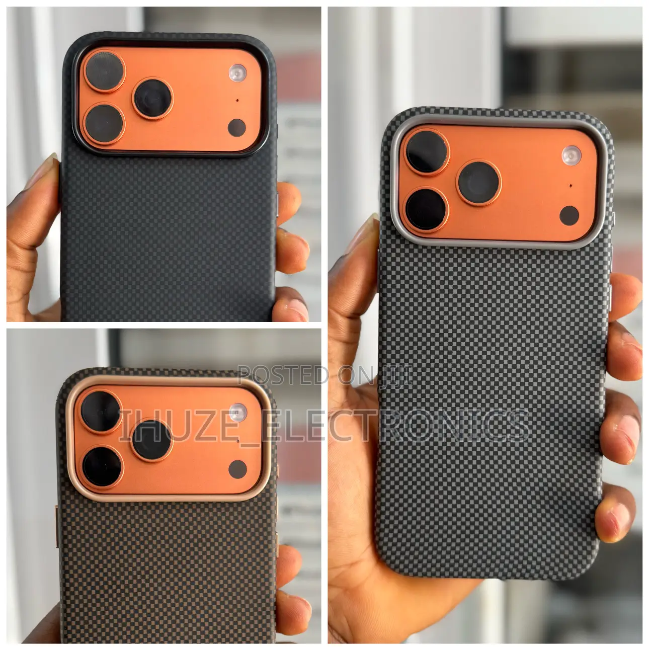 iPhone 17pro/17pro Max Carbon Fiber Protective Covers
