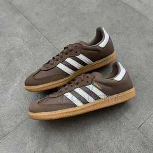Adidas Samba Leather Brown Sneakers