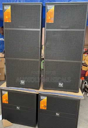 Single Bass Ev and Full Range With Full Set of Rack