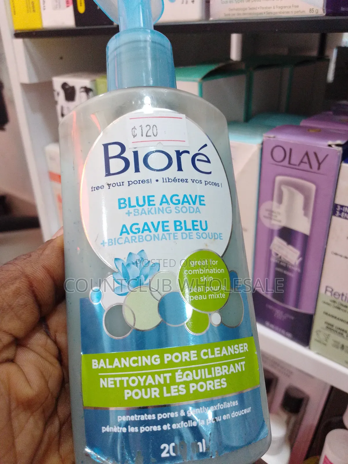 Biore Blue Agave+ Baking Soda