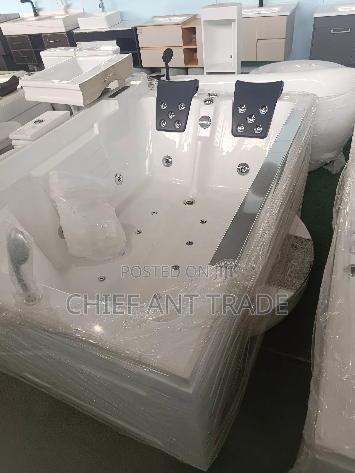 Massaging Jacuzzi With Bluetooth Sound System. Sq
