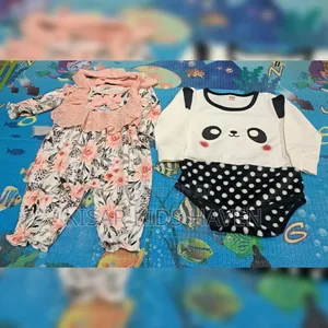 Baby Girl Overall 2 Pieces 0 to 3 Months ( Price for 2)