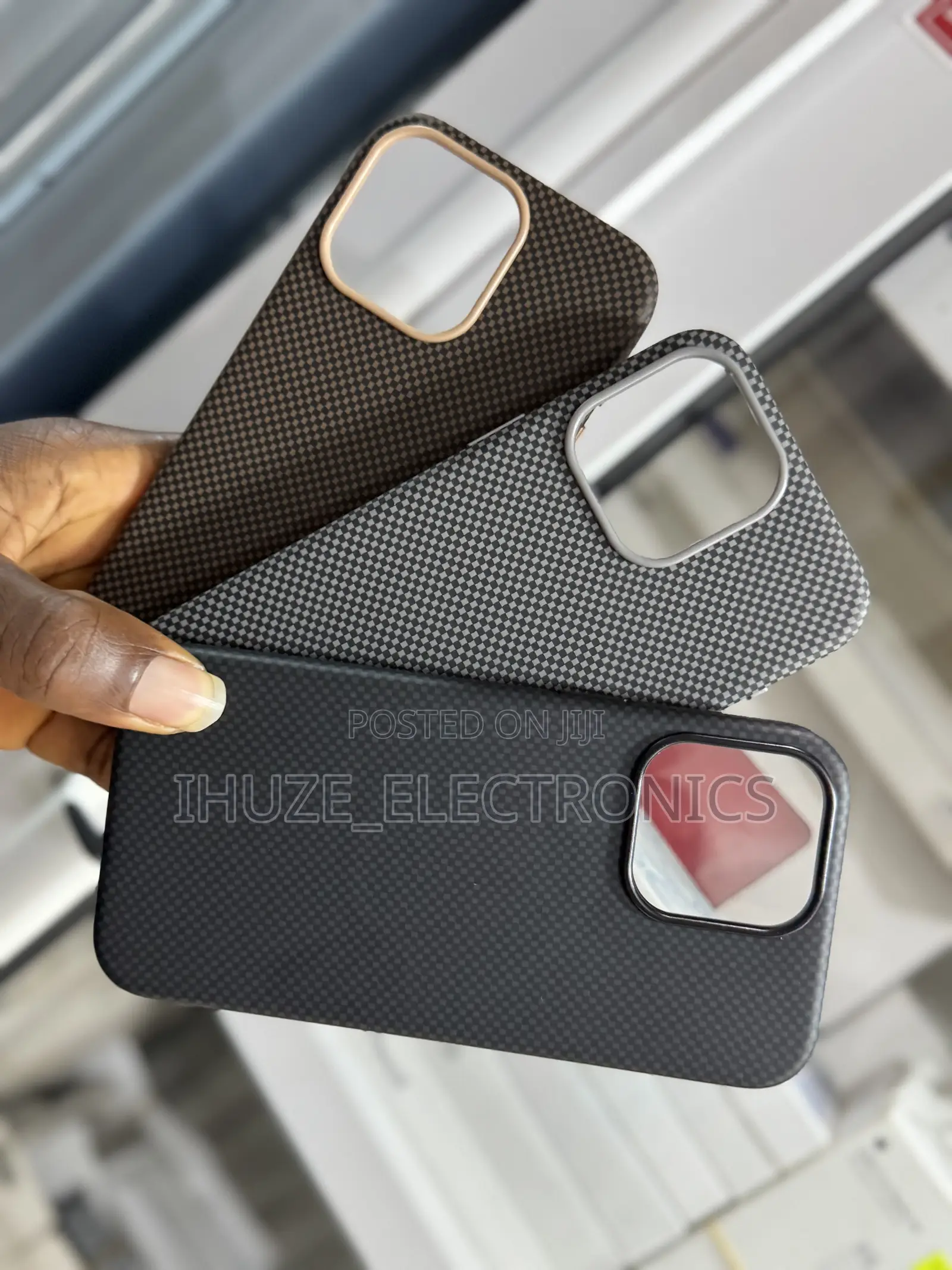 iPhone 15pro Max /16pro Max Carbon Fiber Protective Covers