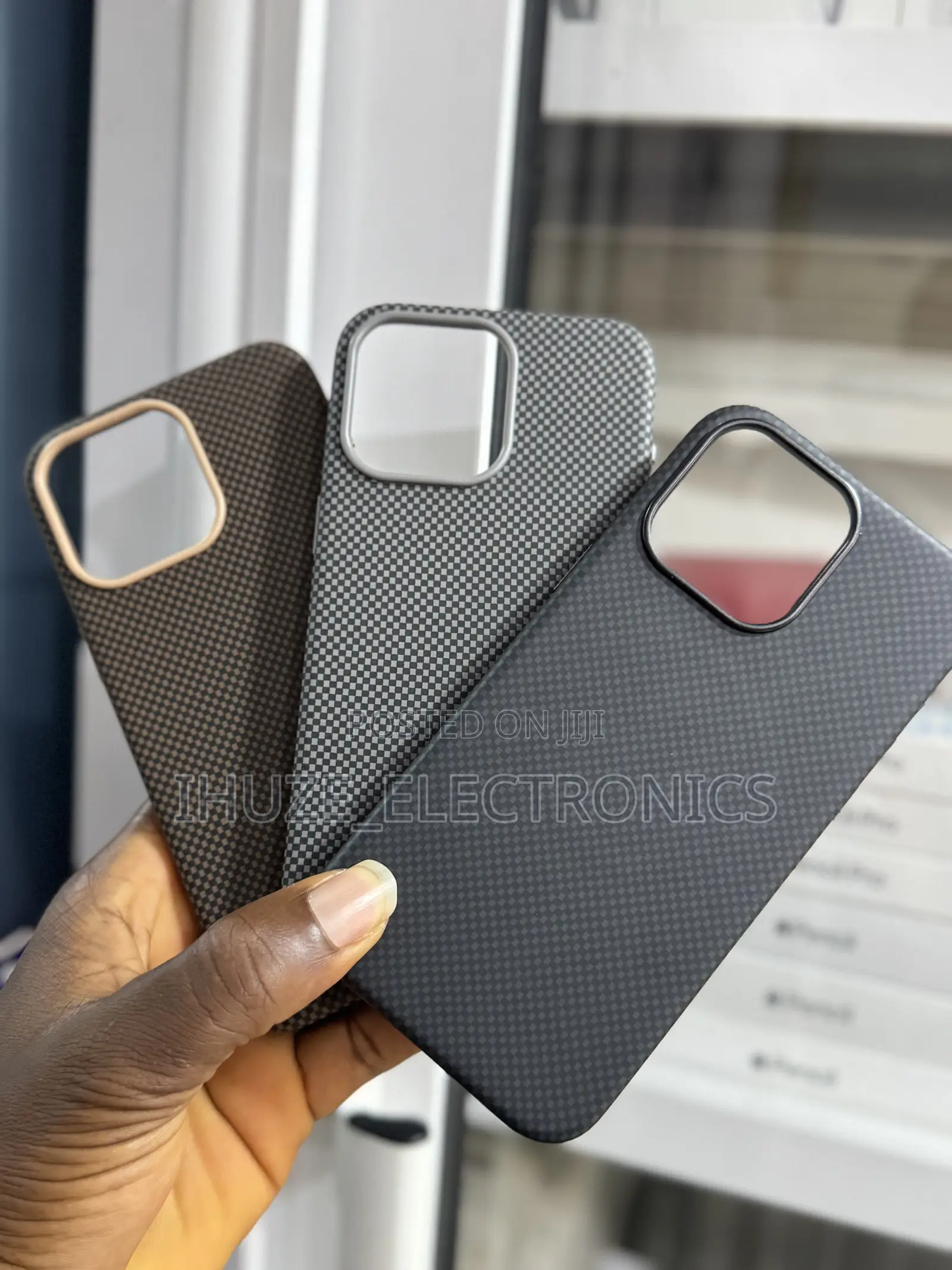 iPhone 15pro Max /16pro Max Carbon Fiber Protective Covers