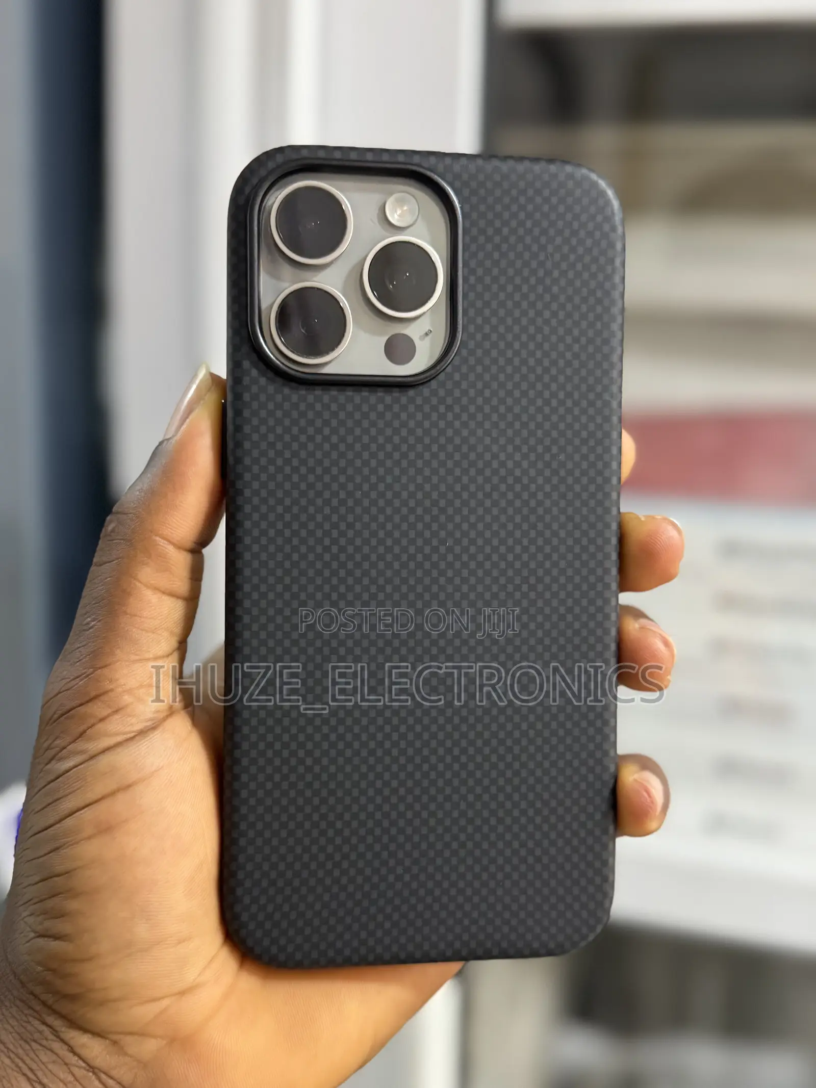 iPhone 15pro Max /16pro Max Carbon Fiber Protective Covers