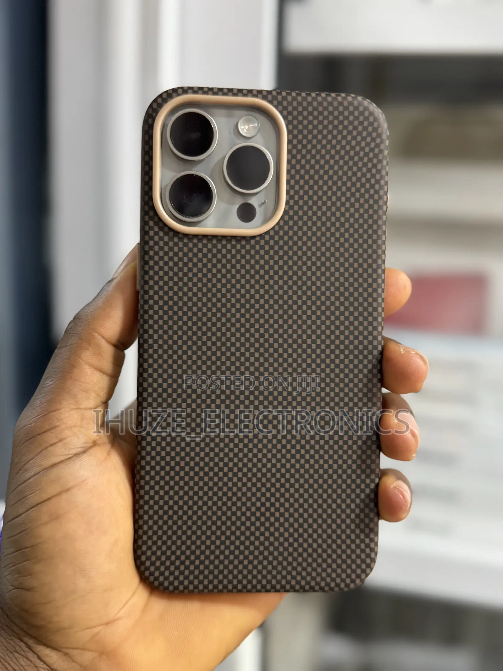 iPhone 15pro Max /16pro Max Carbon Fiber Protective Covers
