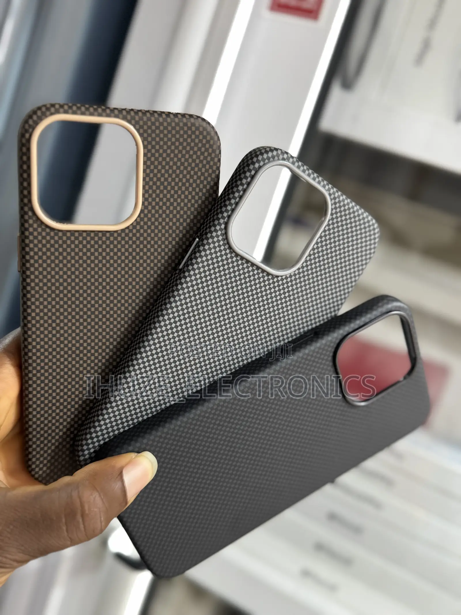 iPhone 15pro Max /16pro Max Carbon Fiber Protective Covers