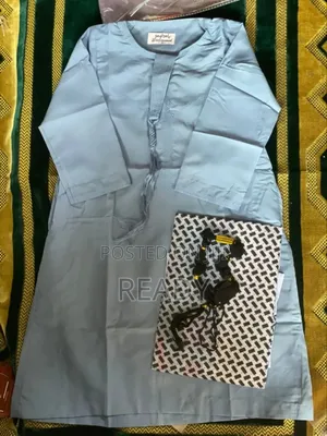 Kids Jalabiya With Scarf Robe