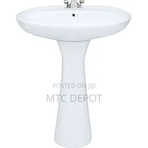 Capri Pedestal Wash Basin – Strong Ceramic | Stylish Durable