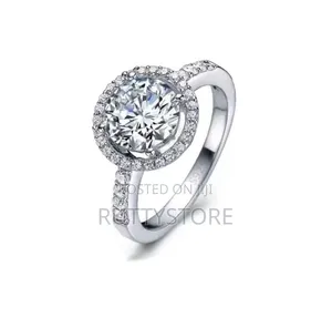 Genuine 925 Sterling Engagement Ring