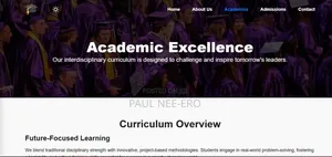 Premium School Website for Sale