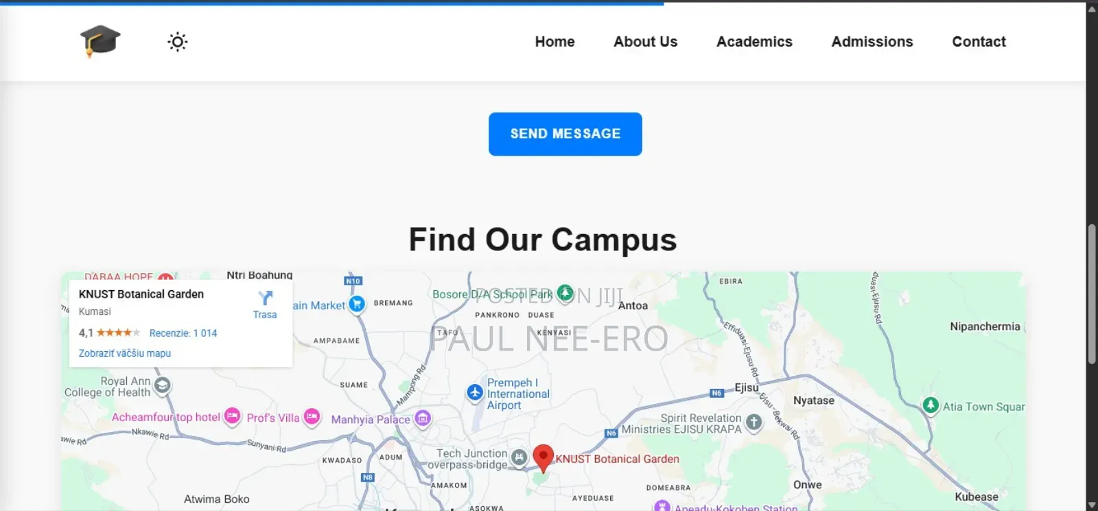 Premium School Website for Sale