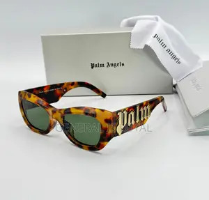 Palm Angels Laguna Square-frame Sunglasses In A Tortoiseshell