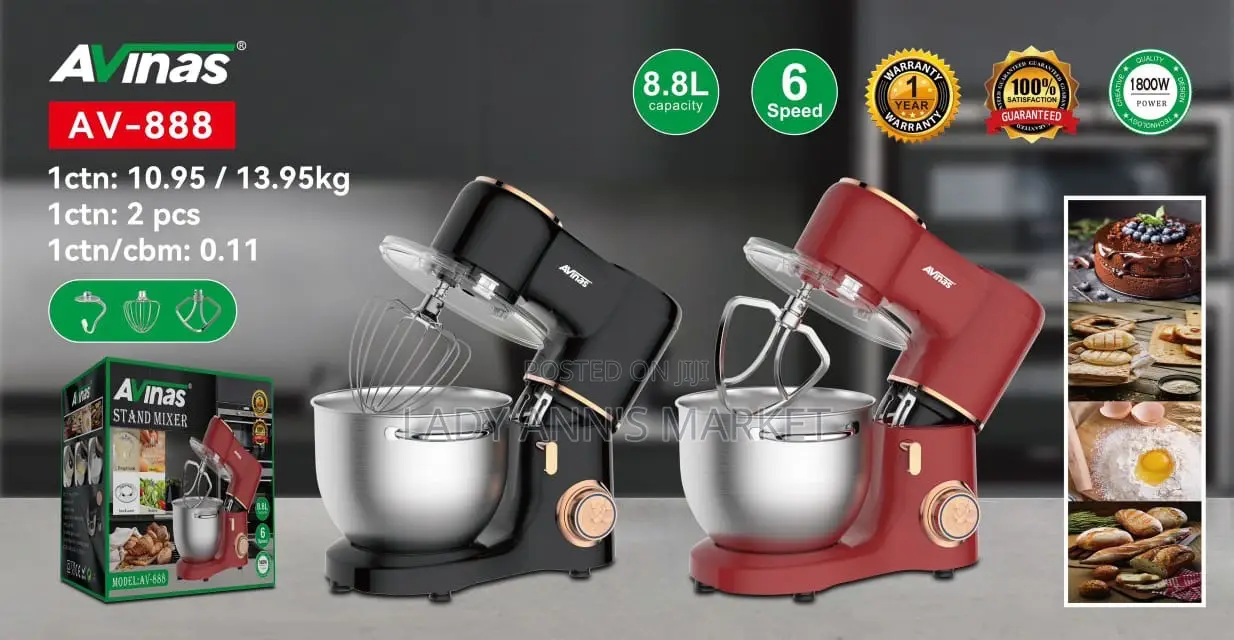 Avinas 8.8l Cake/Stand Mixer