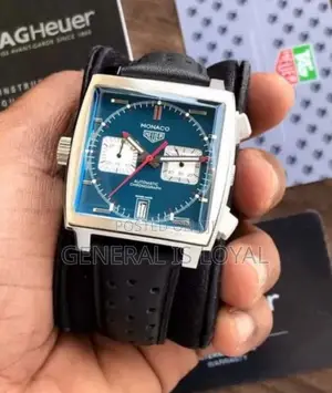 Heuer Monaco Calibre 11 Automatic Chronograph Leather Men’S Watch