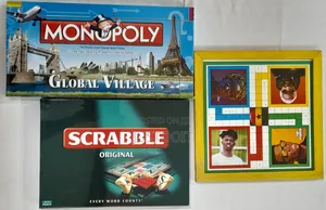 Monopoly + Scrabble + Ludo