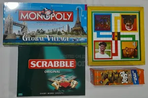 Monopoly + Scrabble + Ludo + Jenga