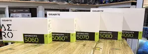 White Gigabytes RTX 50 Series Cards