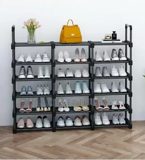 6-Tier Metal Shoe Rack Organizer.