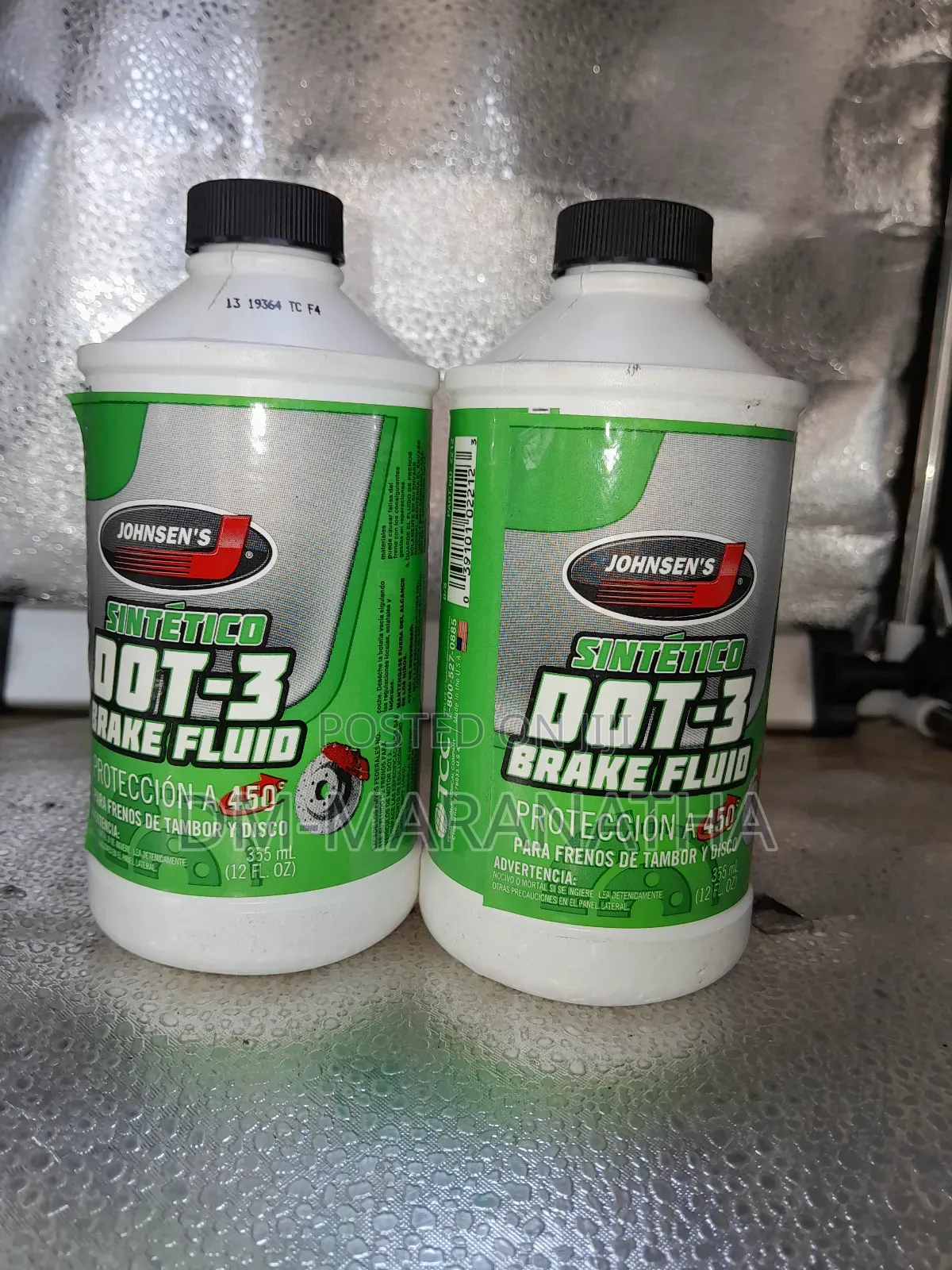 Dot 3 Johnsen's Brake Fluid