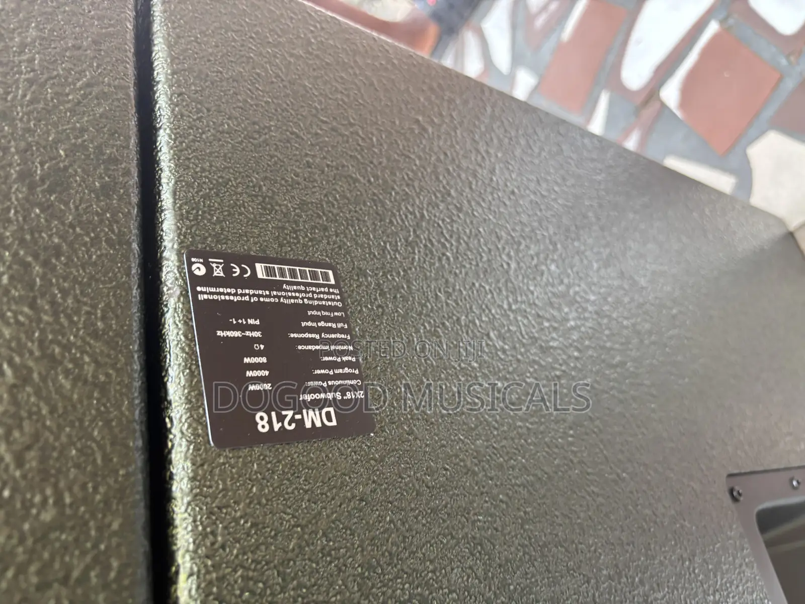 Jac 10”X2 Partybox Speaker