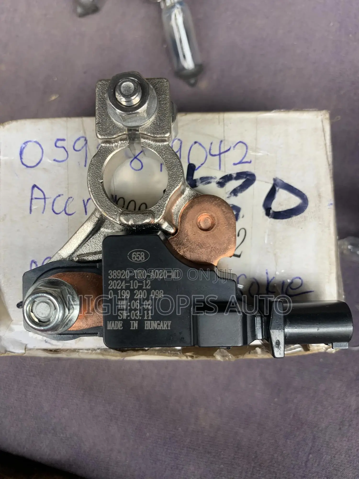 Negative Battery Terminal for Honda CRV 2012-2015.