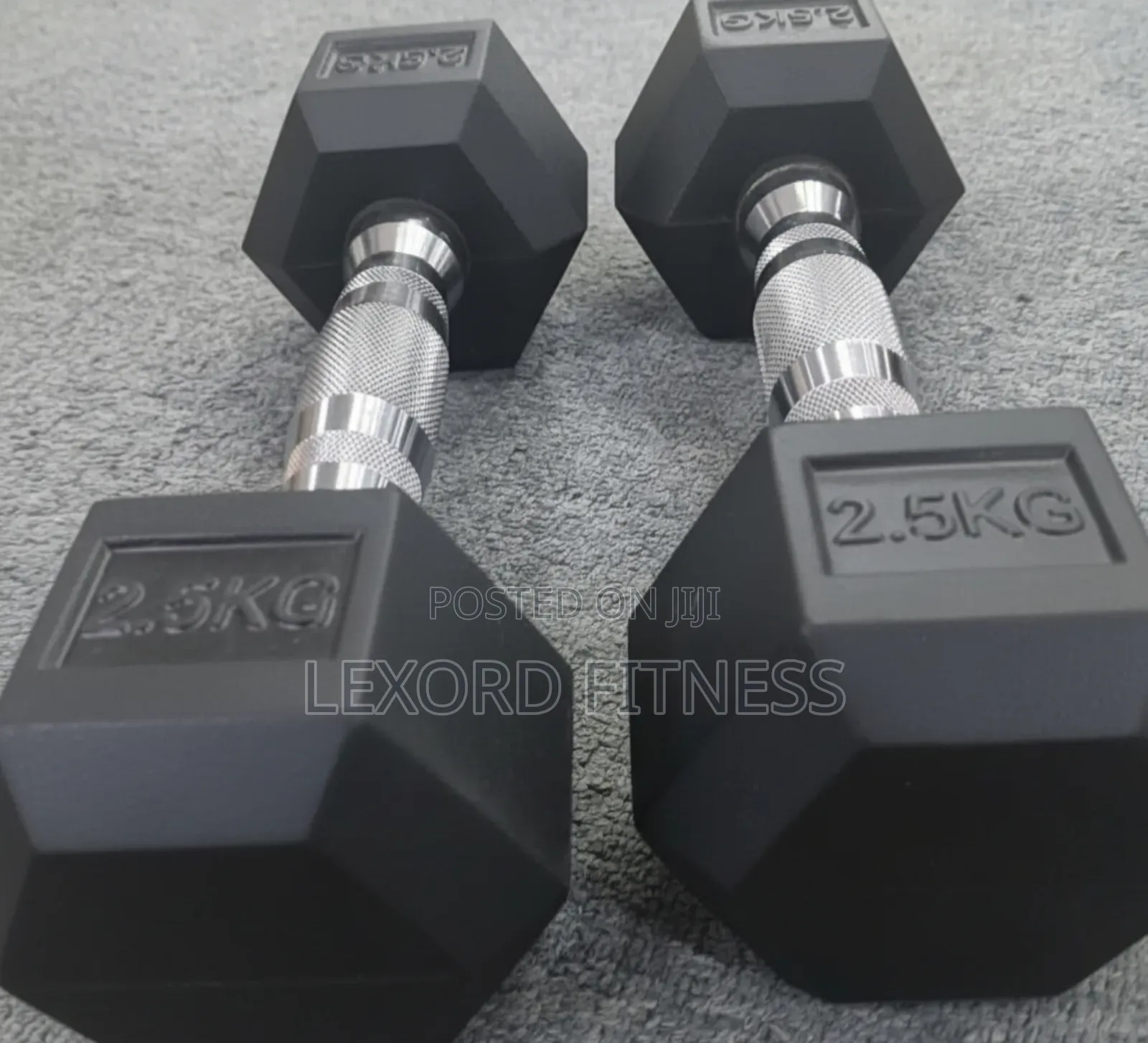 5kg Hex Dumbbells (2.5kg Pair)