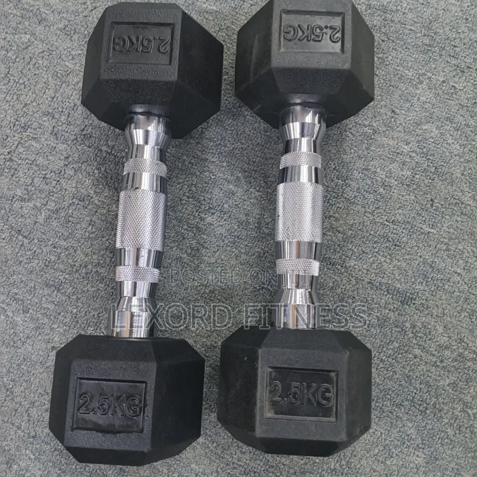 5kg Hex Dumbbells (2.5kg Pair)