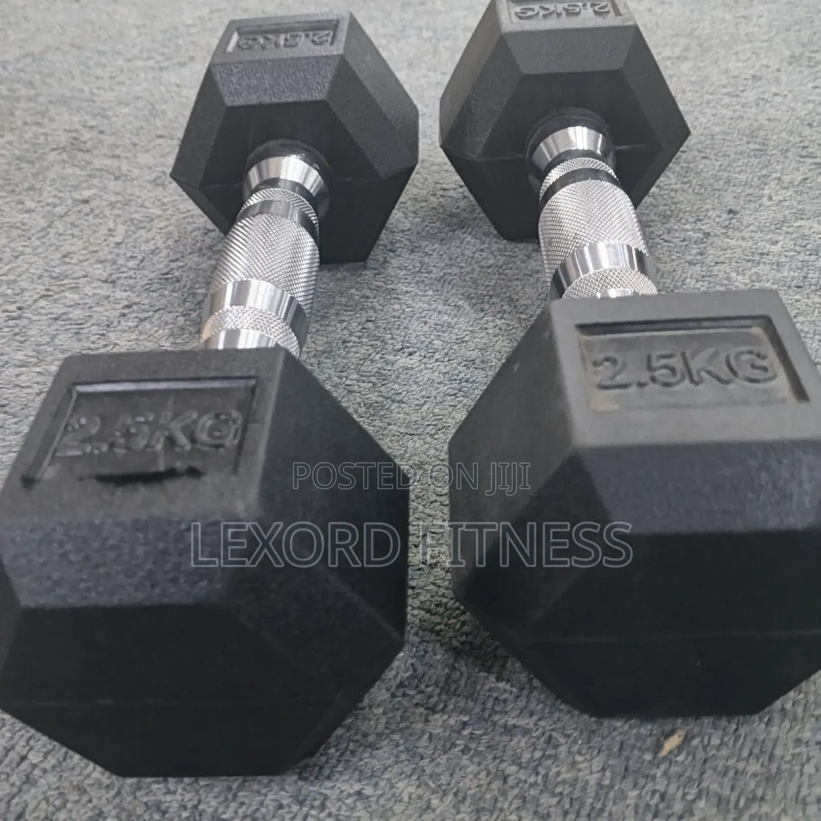 5kg Hex Dumbbells (2.5kg Pair)