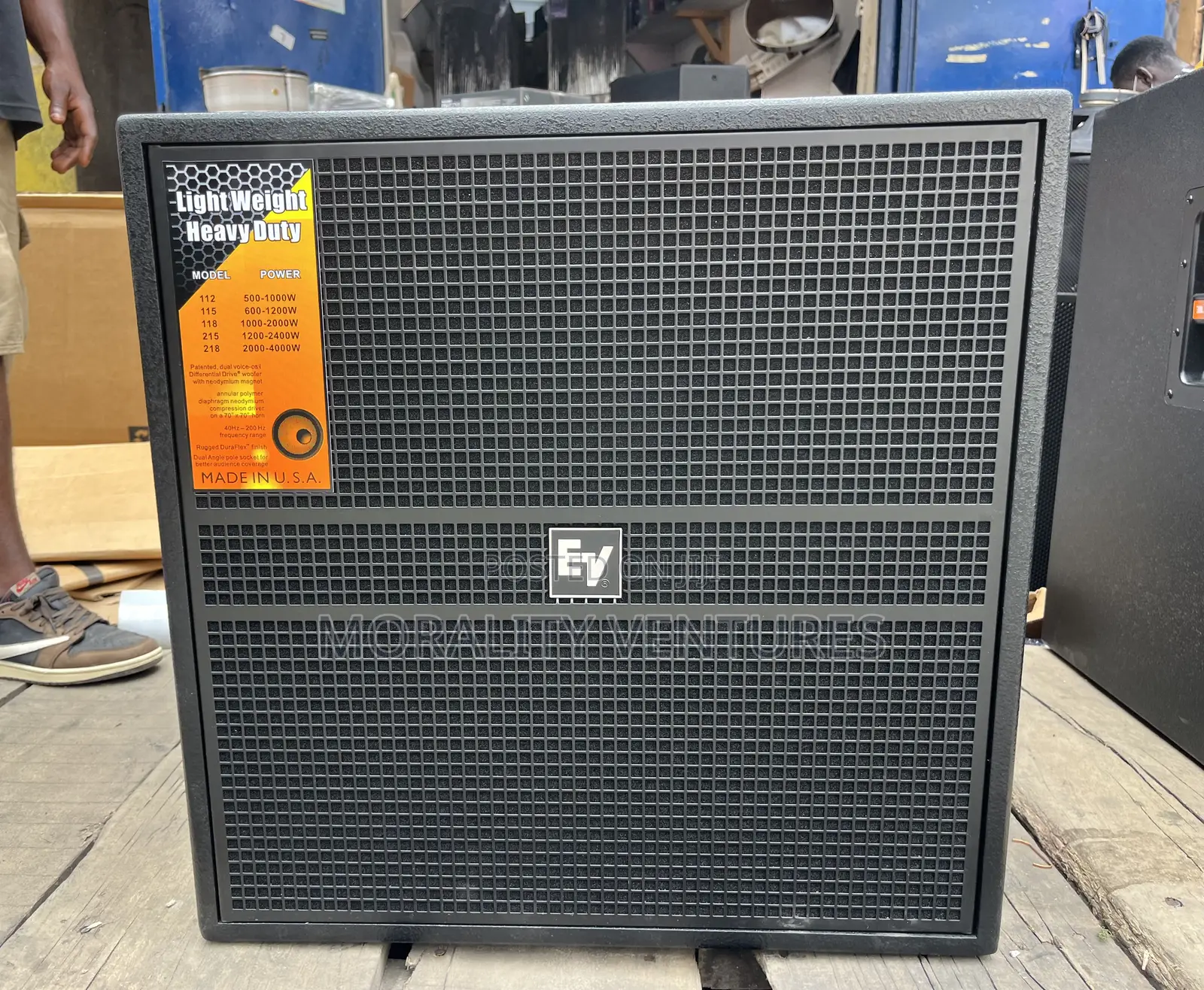 Electro-Voice (Ev) Single Bass Speaker