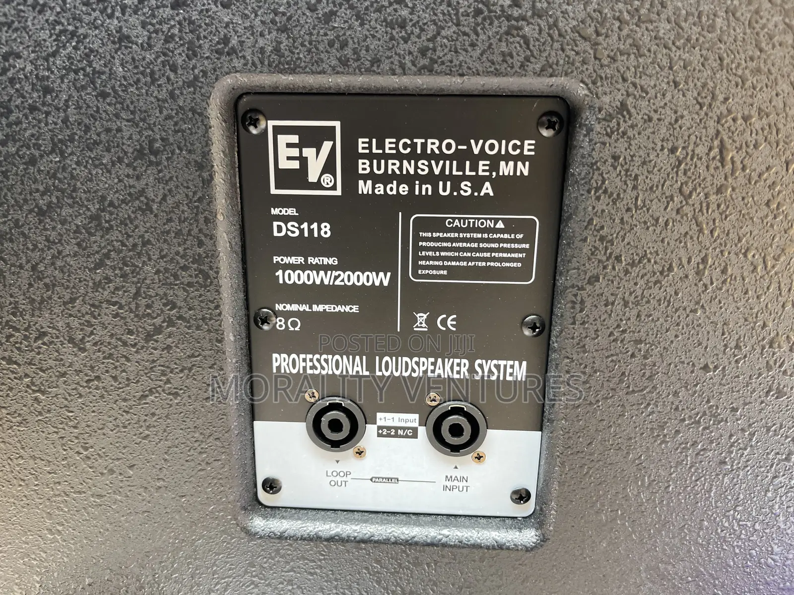 Electro-Voice (Ev) Single Bass Speaker