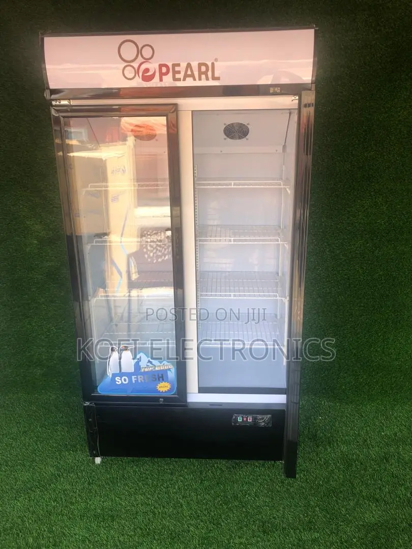 Pearl 436l Architectural Glass Side-by-side Refrigerator