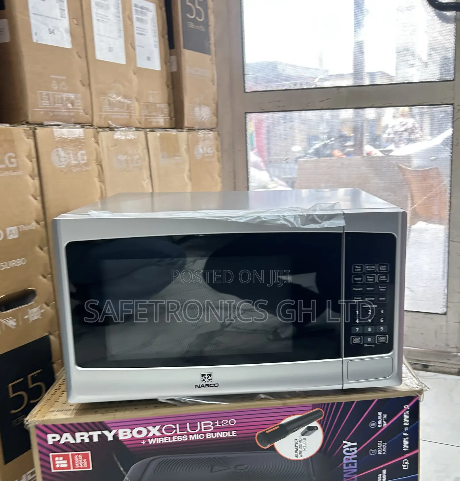 Authentic Fast Grill Nasco 25 Liters Countertop Grey Microwave