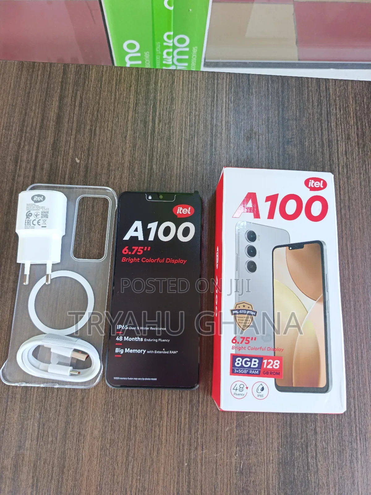 New Itel A100 128 GB Black